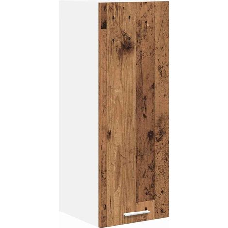 Maison Exclusive - Armadio pensile con porta Legno Antico e Bianco 30 x 31 x 80 cm
