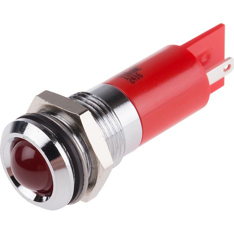 Voyant Rouge RS PRO, dia. 14.5mm, 110V c.a., IP40 ( Prix pour 1 )