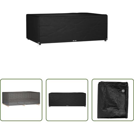 Rattanmöbel schützen - Gartenmöbel-Abdeckung 12 Ösen 213x132x75 cm Rechteckig (1/5)
