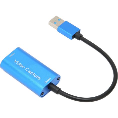 USB 3.0 4K HD-Videoaufnahmekarte, Multimedia-Schnittstelle für Game-Streaming, Live-Unterricht oder Konferenzen. (1/5)