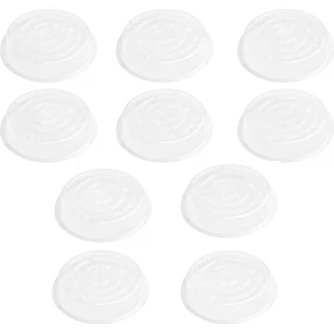 10 Stück 6/8/10 Zoll Blumentopfmatten, Untersetzer, Tropfschalen, runde, transparente Behälter für drinnen und draußen, Gartenbedarf (1/4)