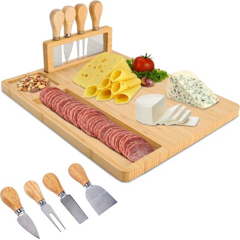 Tagliere di formaggi e stuzzichini Salers con posate (1/5)