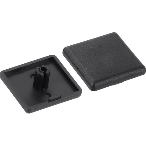 10Pcs Embouts d'Extrémité en Nylon, Bouchon d'Extrusion de Profilé en Aluminium à Rainure en T de 30x30mm Norme Européenne 3030 pour Chariot, Support de Réservoir à Poissons, Noir (1/5)