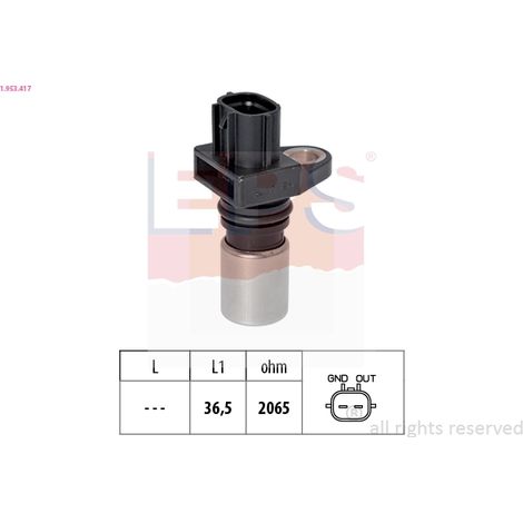 Capteur d'angle, vilebrequin EPS 1.953.417 HONDA 13 62 7 799 452 19311-78060