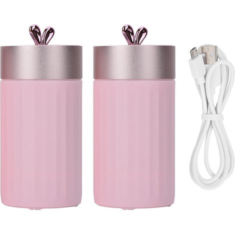 Mini haut-parleur Bluetooth 5.0 rechargeable sans fil, taille compacte, couleur rose (1/5)