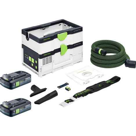 Festool CTLC SYS I-Basic Akku Absaugmobil 36 V ( 2x 18 V ) Staubklasse L + 2x Akku 4,0 Ah - ohne Ladegerät