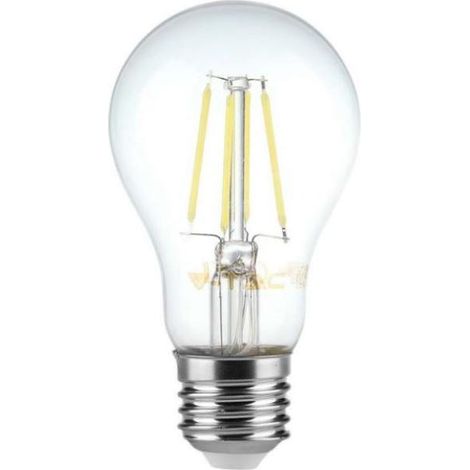 Bombilla LED V-TAC E27 de 10 W, filamento A67, blanco frío (1/5)