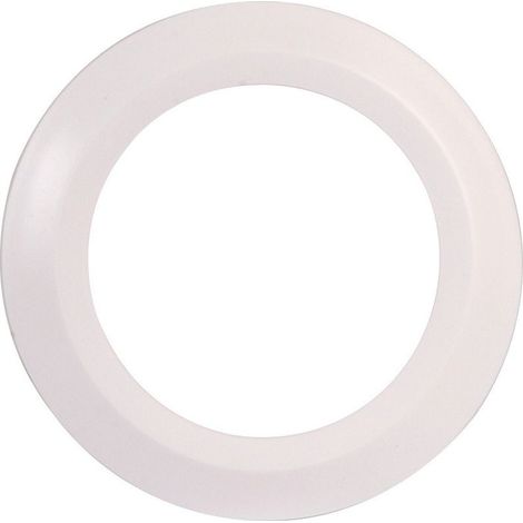 Nicoll – Rosace pour pipe de WC – Diamètre extérieur 100 mm – PVC blanc résistant au feu – Pour rénovation et neuf