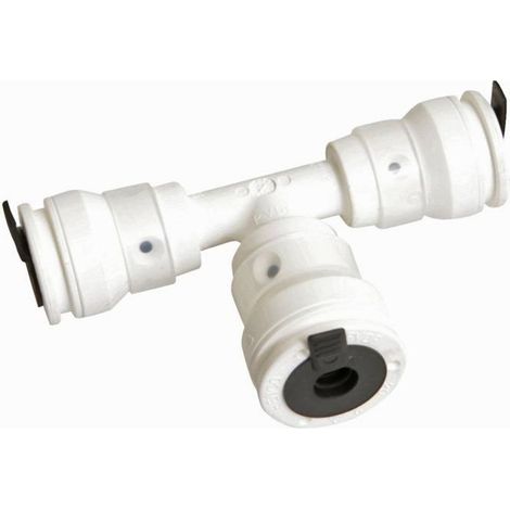 Aluverbund Steckfitting Henco Vision T-Stück Mitteablgang erweitert 16 x 2 - 20 x 2 - 16 x 2