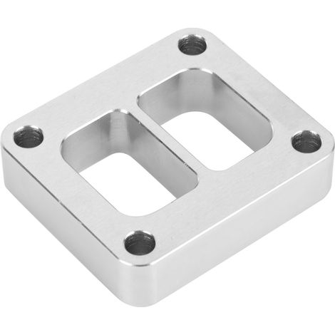 Abstandshalter aus Baustahl T4, geteilter Einlass, Turboladerflansch, Doppel-Scroll-Anschlüsse, CNC S400 (1/5)