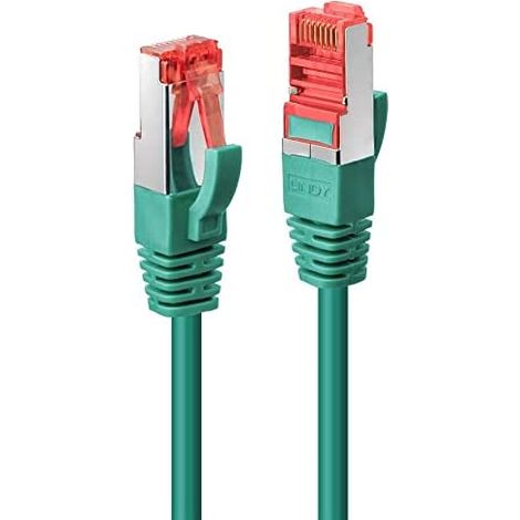 LINDY 47749 RJ45 Patchkabel CAT 6 S/FTP 2.00 m Grün mit Rastnasenschutz 1 St. (1/3)