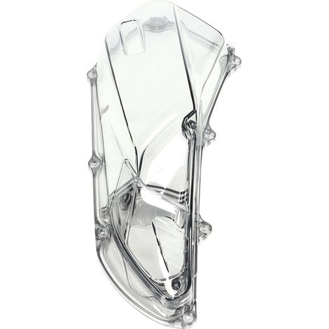 Capuchon de Protection du Couvercle du Filtre à Air pour ADV160 CLICK 160 VARIO 160 2021-2023, Empêche la saleté et les Dommages, Installation Facile, Matériau ABS, Noir (Fumé) (1/5)