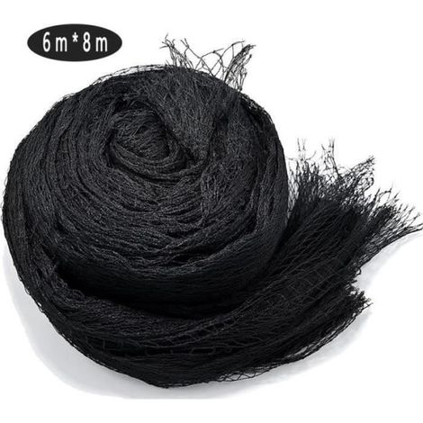 Filet Anti Oiseaux - Noir - 8m x 6m - Filet de Protection pour Bassin à Mailles Fines (1/4)