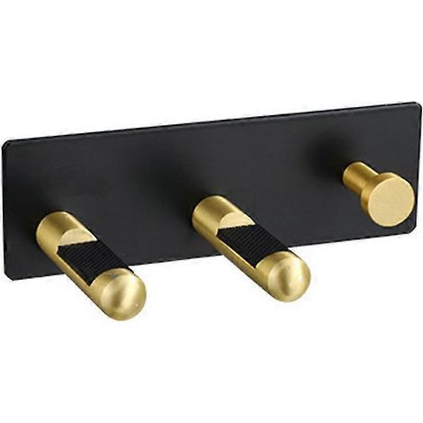 Stanzfreier Haartrockner-Halter, Wandmontage, Haartrockner-Halter, Haartrockner, Badezimmer-Aufbewahrungsregal (schwarz) (1/5)