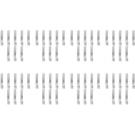 64 PièCes Mini Barre de Levier Acier Inoxydable Flat Bar Multifonction Barre de Levier EDC Mini Ensemble D'Outils D'Ouverture de Survie Crowbar (1/5)