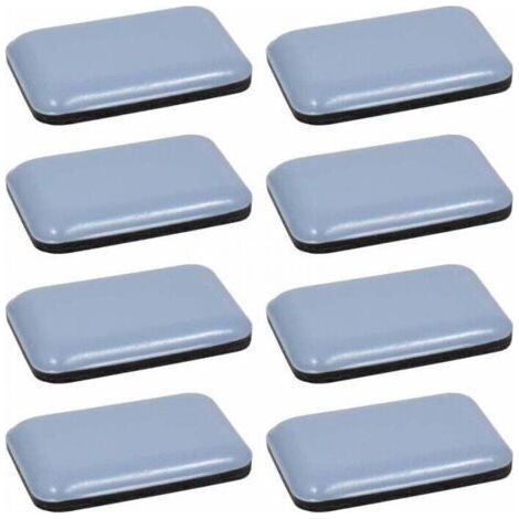 8x Teflon PTFE self-adhesive retangular 35 x 25 mm Teflon pad Protection for pavimenti Parquet Gambe di sedie Mobili (1/4)