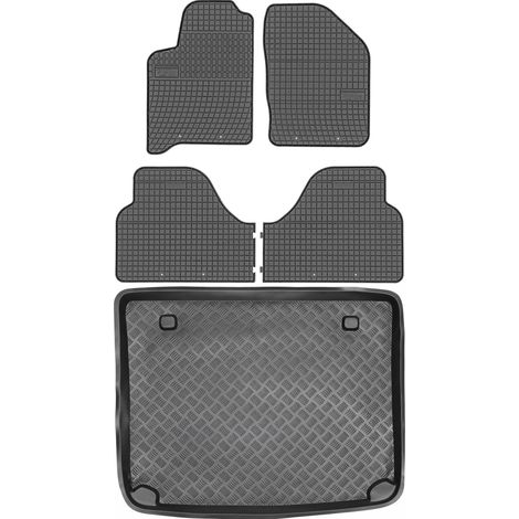 Renault Scenic I Monovolumen de 1996-2003. JUEGO: alfombrillas de goma para coche + alfombrilla para maletero.