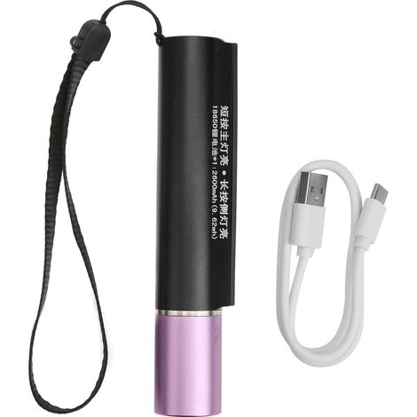 Lampe torche UV LED en alliage d'aluminium, légère, portative, détection ultraviolette