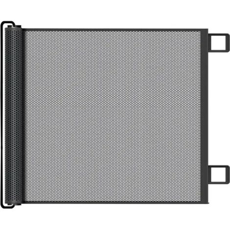 Barrière rétractable pour bébé ou barrière pour chat en maille, 31 pouces de hauteur, extensible jusqu'à 51 pouces de largeur, adaptée aux portes, escaliers, couloirs (31 pouces x 51 pouces) (1/4)