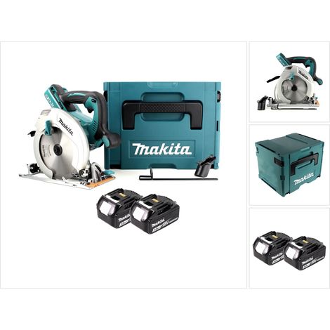 Makita DHS 710 FJ 36V Akku Li-Ion Handkreissäge 190 mm + 2x Akku 3,0Ah + Makpac - ohne Ladegerät