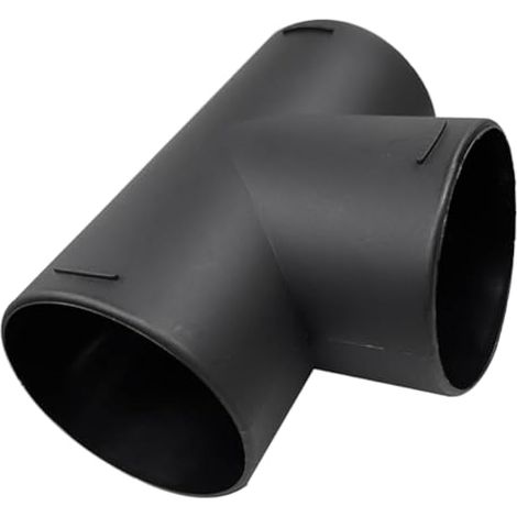 Tuyau de conduit d'air chaud à 3 voies pour chauffage de voiture de 75 mm, connecteur de sortie universel en forme de T, chauffage diesel, noir, plastique (1 pièce) (1/5)