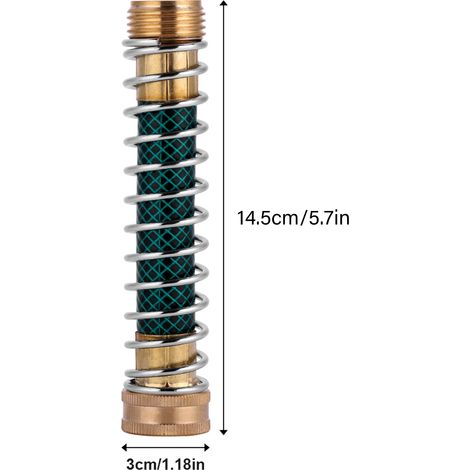 Conector de extensión para grifo de jardín, dispositivo antirrotación, accesorios para sistemas de riego. (1/5)