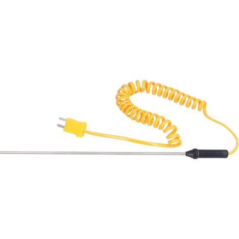 Thermocouple de type K Sonde en acier inoxydable Thermomètre à main Capteur de sonde WRN02B3x80mm (1/4)