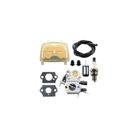 Carburateur pour tronçonneuse thermique STIHL MS211 — Kit carburateur 9 pièces pour MS171/MS181/MS211 (1/3)