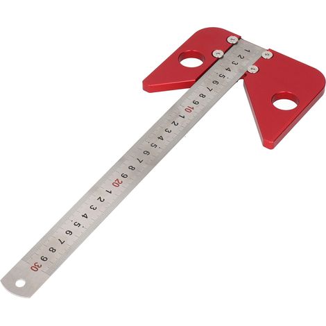 Équerre de traçage à 45° pour menuiserie et charpente, outil de mesure et accessoire d'atelier (1/5)