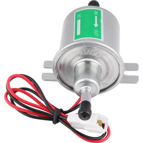 Universelle 12V elektrische Kraftstoffpumpe HEP-02A für Benzin und Diesel, kompatibel mit Generatoren, Kraftstoffumfüllung, Ersatzteil. (1/5)