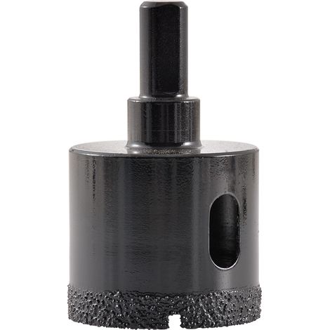 Foret diamanté pour scie cloche à noyau brasé 40 mm, coupe-trou creux pour verre, porcelaine, carrelage, marbre, céramique, granit (1/5)
