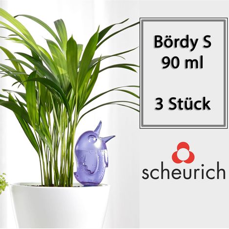 3x Scheurich Bewässerungssystem Bördy S 3 x Lila 90ml Füllmenge Wasserspender Scheurich Wasserspender Bördy S 90 ml (1/5)