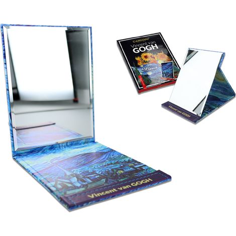 Miroir de poche dans l'étui de la Nuit étoilée de Van Gogh, Carmani (1/5)