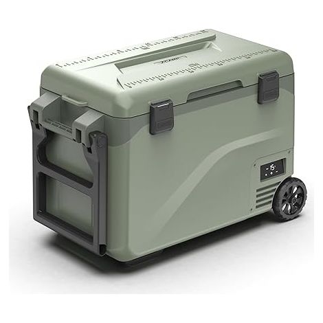 GD40W Portable Car Fridge Freezer and Refrigerator, Compression Electric Cooler for Home, Dorm, Camping, with Wheels, -20°C 20°C (1/5)