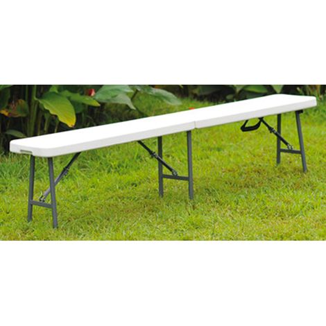 Panca Pieghevole per Catering 184,5x30x43,5cm Morel Bianca