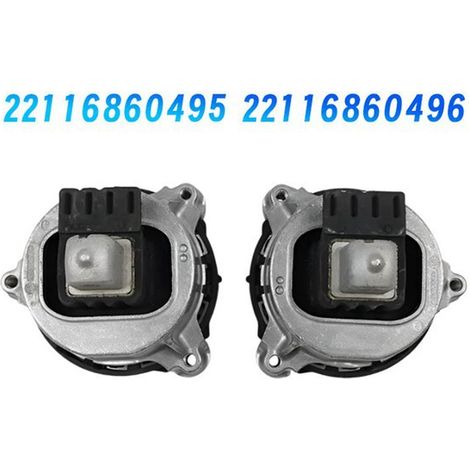 1 pair of 22116860495 22116860496 engine mounts suitable for BMW X3 X4 X5 X6 engines.