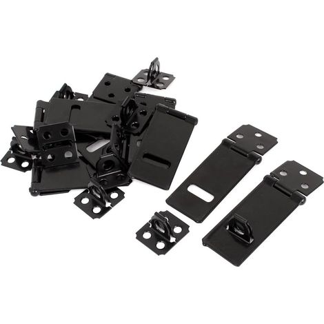 Jeu d'agrafes à loquet en métal pour fenêtre sécurité, 10 pièces (b2d127eacccd25094e735c078d20405e)