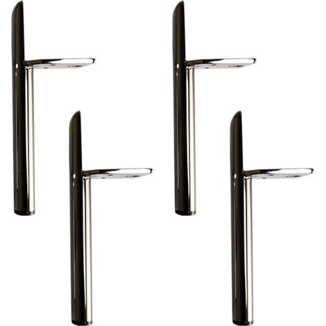 Furniture Legs, Modern Metal Furniture Legs, Table Legs, Sofa Legs, DIY Replacement Leg, for Cabinet, Cupboard, Sofa, Chair, Ottoman, TV, Countertop, Screws（18cm）