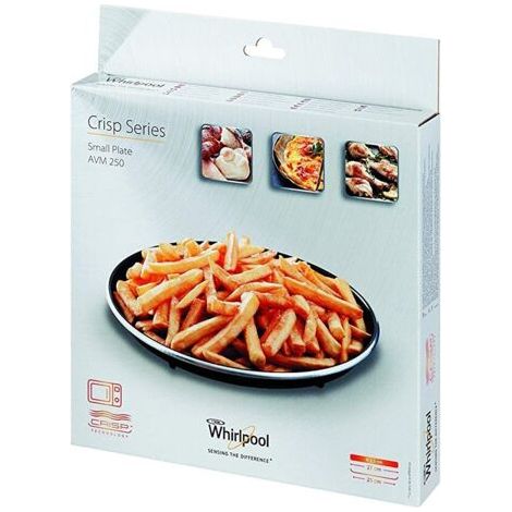 Plat Crisp AVM250 diamètre 25cm pour Micro-ondes AVM250 480131000083 pour Micro-ondes BAUKNECHT, (1/5)