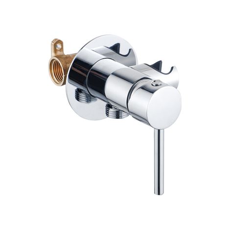FugaFlow Eccelente Mitigeur d'accès Bidet - avec support de douchette - chrome
