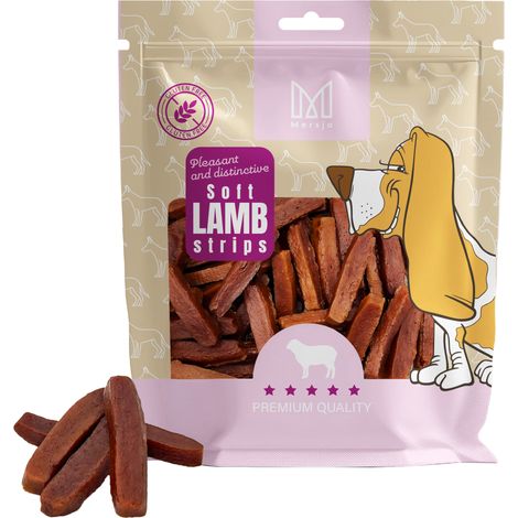Hundeleckerli - Mersjö weiche Lammstreifen 200 g