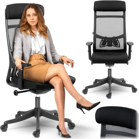 Ergonomic office chair with micro mesh sofotel brema black 883263