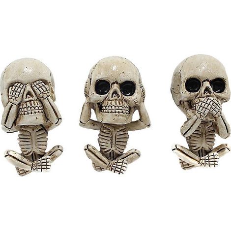 Lot de 3 clips pour grille d'aération de voiture, désodorisants en forme de crâne pour femme, décorations pour voiture-5.5x4cm (1/3)