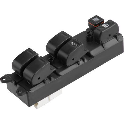 84820-12350, commutateurs de commutateur de fenêtre électrique noirs résistants à l'abrasion remplacement haute résistance pour accessoire de voiture Corolla AE110 (1/5)