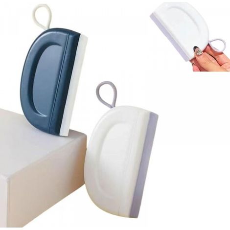 Lot de 2 petites raclettes - Outil de nettoyage portatif avec crochet, idéal (1/5)