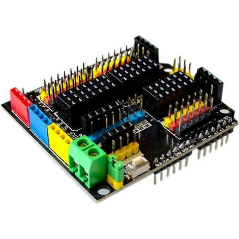 Placa de expansión de sensores Sensor Shield V5.0 para robots UNO-R3 (bloque de construcción electrónico) (1/5)