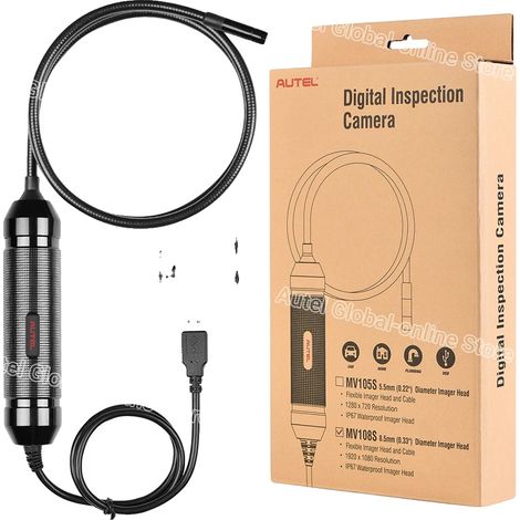 Inspektionskamera, wasserdicht, flexibles Kabel, MV108S (1/2)