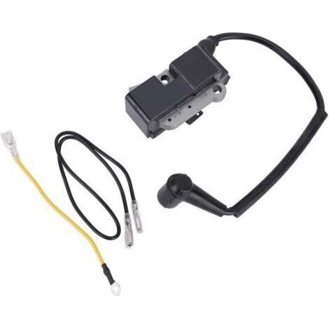 Pair Accessoire de Bobine d'allumage de tronçonneuse adapté pour Husqvarna 345 350 357 359 362 365 371 372 372XP 385 390 Jonsered 2141, 2145, 2149, 2150, 2152, 2153, 2156, 2159