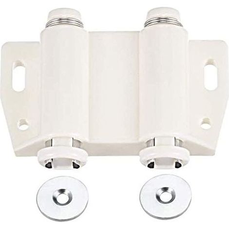 Loquet magnétique double en plastique PEpour volet de porte d (1/4)