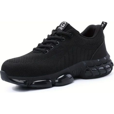 Chaussures de sécurité à bout en acier pour hommes, chaussures de travail anti-crevaison, chantier industriel et de construction-39 (1/5)